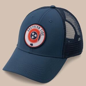 Southern Tide Seven Seas Blue Tennessee Patch Performance Trucker Hat